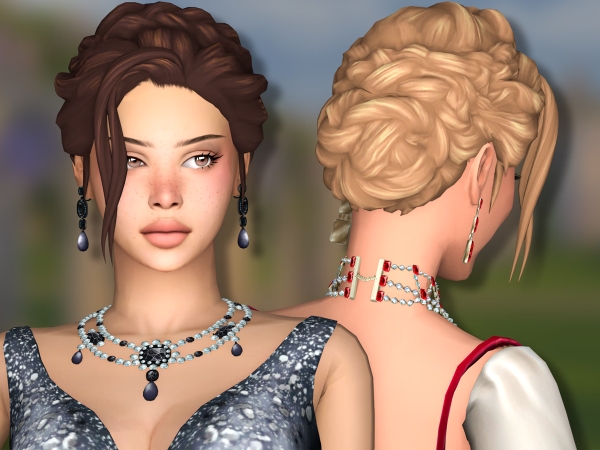 Maxis Match Grace Hairstyle - The Sims 4 Custom Content