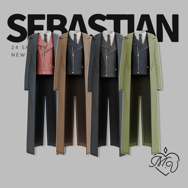 Maxis Match Sebastian Top by simsfinds - The Sims 4 Custom Content