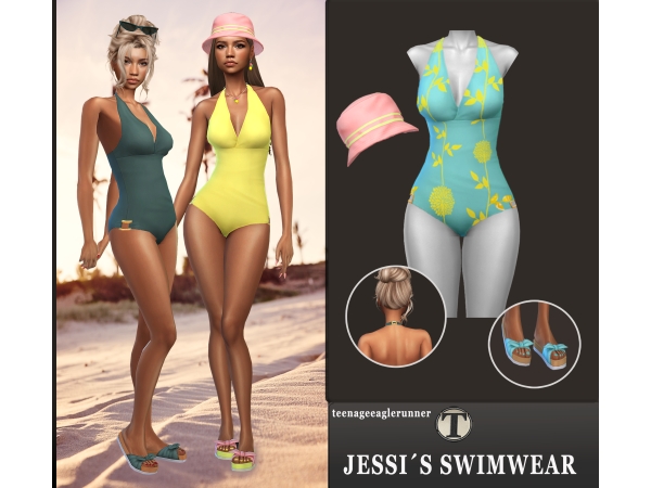 Maxis Match Jessis Swimwear - The Sims 4 Custom Content