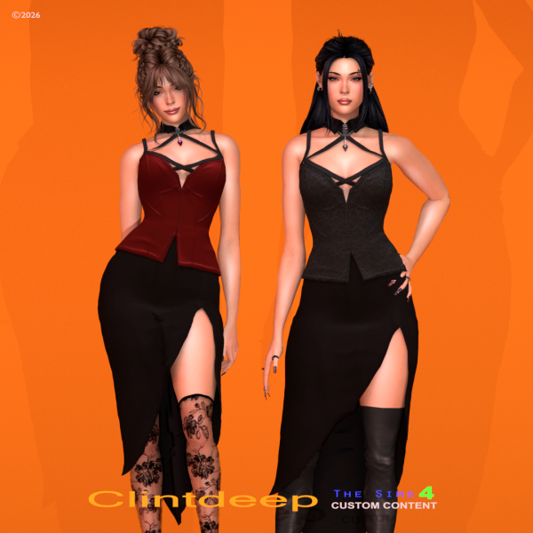 Alpha Clintdeep Nami Outfit by clintdeep - The Sims 4 Custom Content