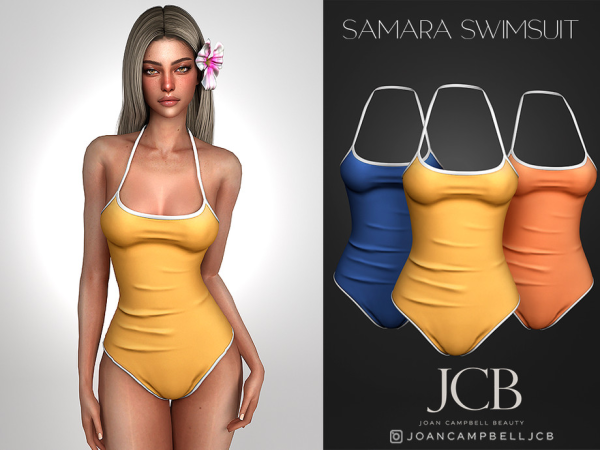 Alpha SAMARA SWIMSUIT by Joan_Campbell_Beauty_ - The Sims 4 Custom Content