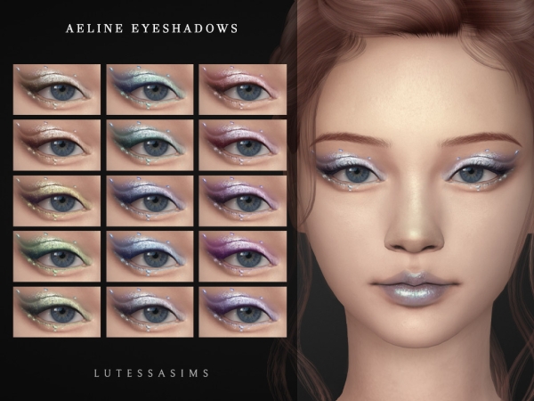 Alpha Aeline Eyeshadows - The Sims 4 Custom Content