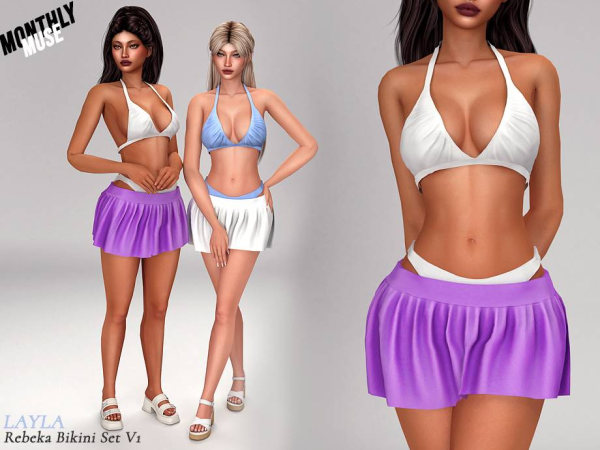 Alpha curseforge Rebeka Bikini Set V1 (monthly muse) - The Sims 4 Custom Content