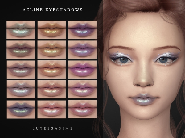 Alpha Aeline Lipstick - The Sims 4 Custom Content