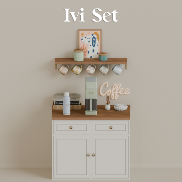 Alpha Ivi Set by simsfinds - The Sims 4 Custom Content