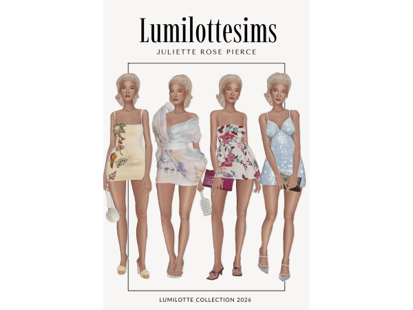 Mix Juliete Rose Pierce by lumilotte - The Sims 4 Custom Content