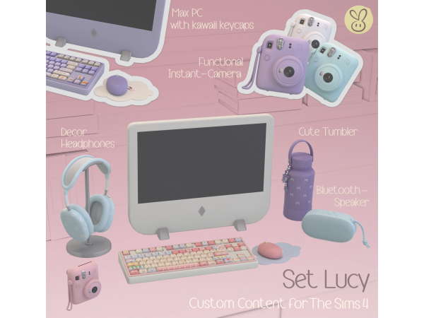 Maxis Match Set LUCY Pack by Lemonbunny - The Sims 4 Custom Content