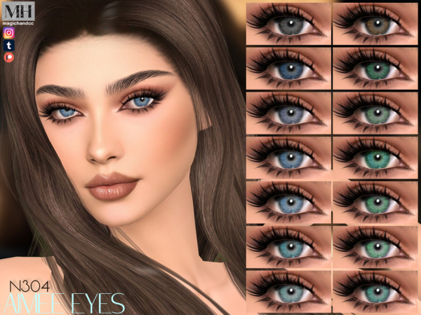 Alpha Aimee Eyes - The Sims 4 Custom Content
