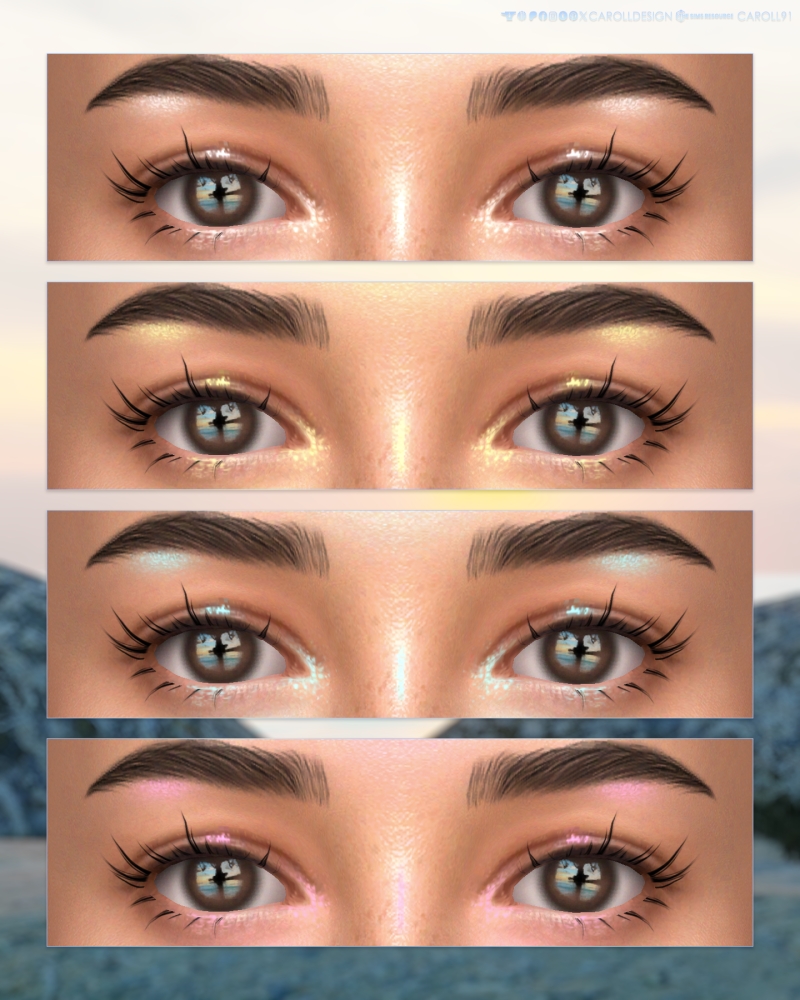 Alpha Coastal Escape Highlighter HQ by carolldesign - The Sims 4 Custom Content