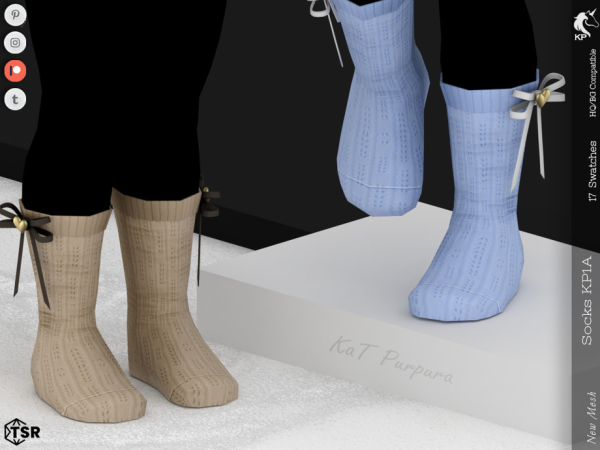 Alpha Socks KP1A Toddler by KaTPurpura - The Sims 4 Custom Content