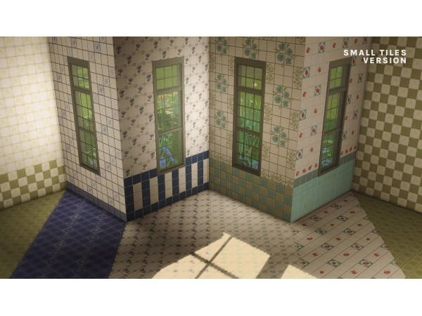 Maxis Match ornamentti floors wallpapers by kirsicca - The Sims 4 Custom Content