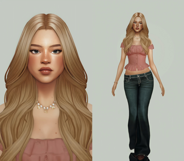 Maxis Match Rosalie Whittaker by simsfinds - The Sims 4 Custom Content