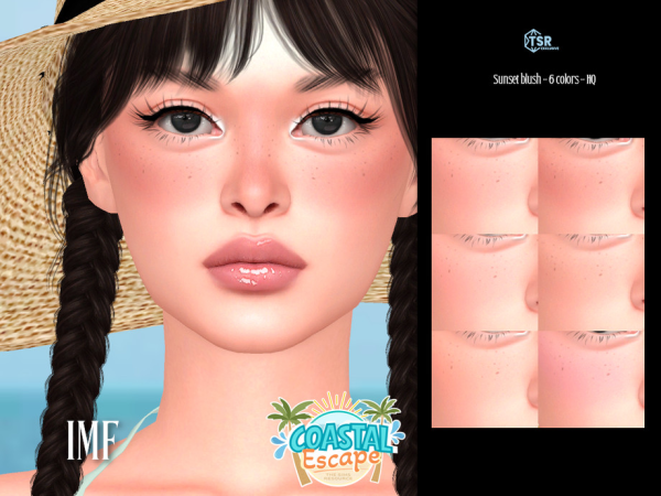 IMF Sunset Blush Coastal Escape by IzzieMcFire