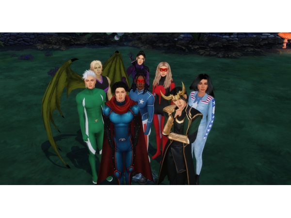 Mix The Young Avengers - The Sims 4 Custom Content