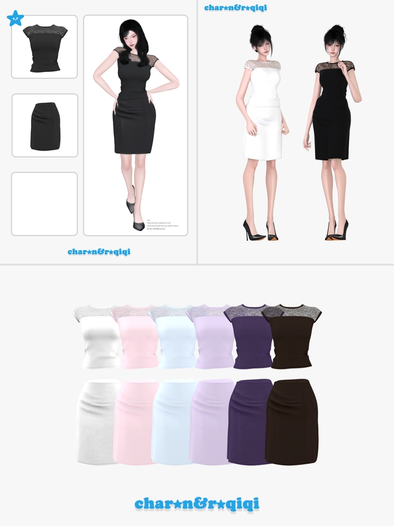 Mix [charonroqiqi]260715 by roqiqi - The Sims 4 Custom Content