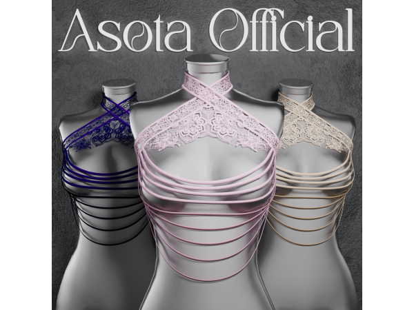 Alpha [ASOTA OFFICIAL] Nyra Top - The Sims 4 Custom Content