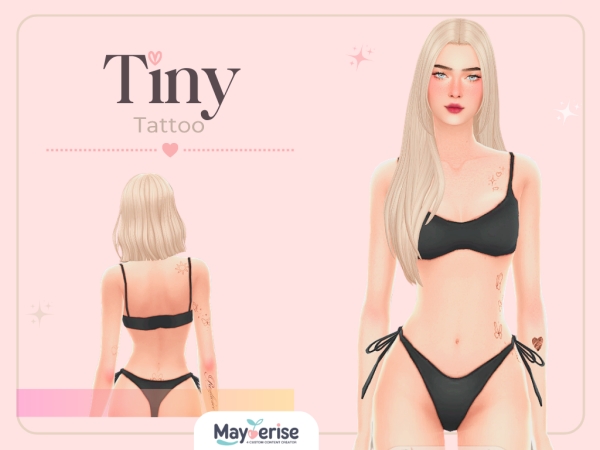 Mix Tiny Tattoo - The Sims 4 Custom Content