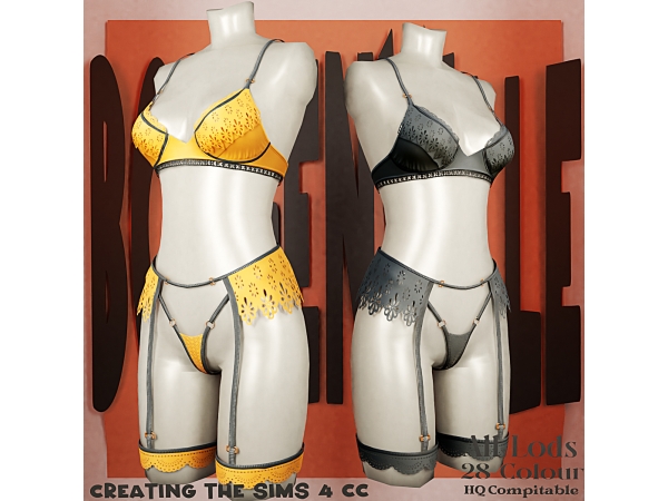 Alpha Boe_Ayyu Nainggolan Lingerie - The Sims 4 Custom Content