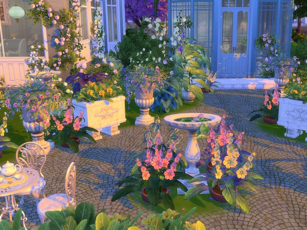 Alpha Summer Garden - The Sims 4 Custom Content
