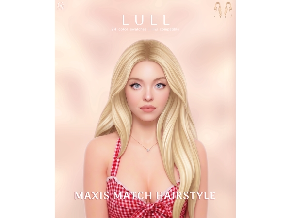 Maxis Match Lull Maxis Match Hairstyle - The Sims 4 Custom Content