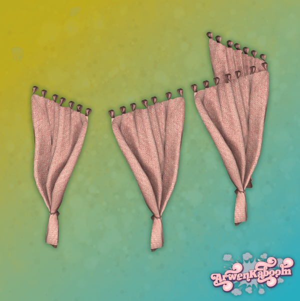 Mix Marabor Canopy Curtain by arwenkaboom - The Sims 4 Custom Content