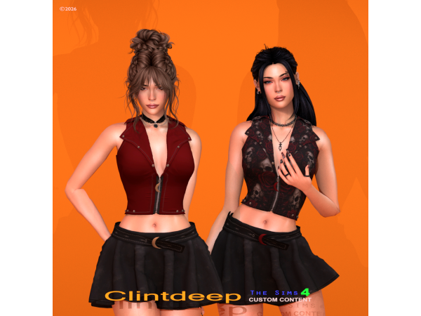 Alpha Clintdeep Lilou Outfit - The Sims 4 Custom Content
