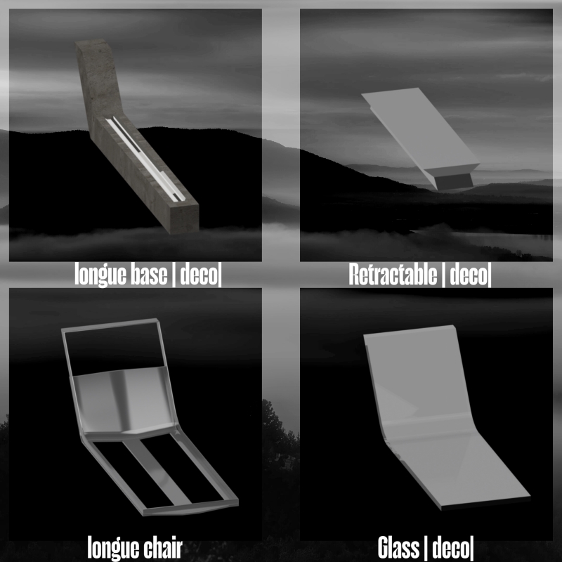 Alpha Labro longue chair by bandc - The Sims 4 Custom Content