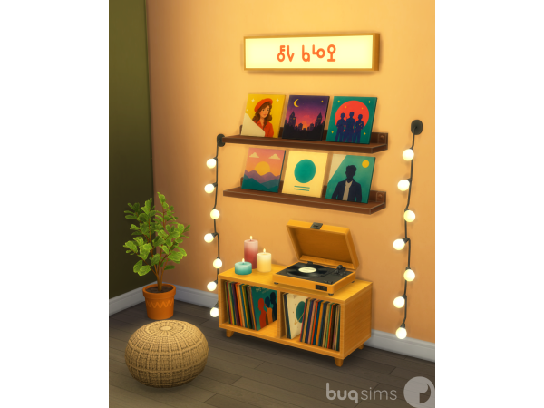 Maxis Match TARAM Vinyl Corner Set - The Sims 4 Custom Content