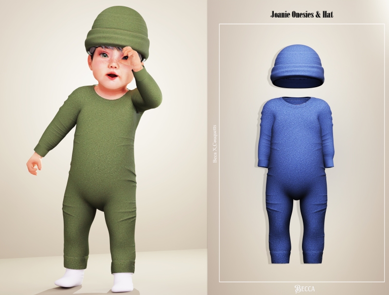 Alpha Becca Justine Onesies by beccaxcouquetts - The Sims 4 Custom Content
