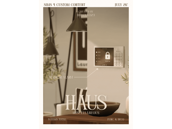 Sims 4 Maxis Match Objetos de Sala de Entrada CC: HAUS : Miscellaneous - a sims 4 custom content collection. by bbygyal123