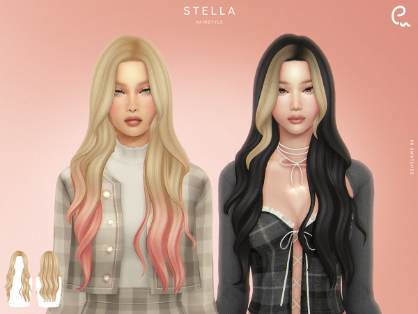 Maxis Match [EnriqueS4] Stella Hairstyle - The Sims 4 Custom Content