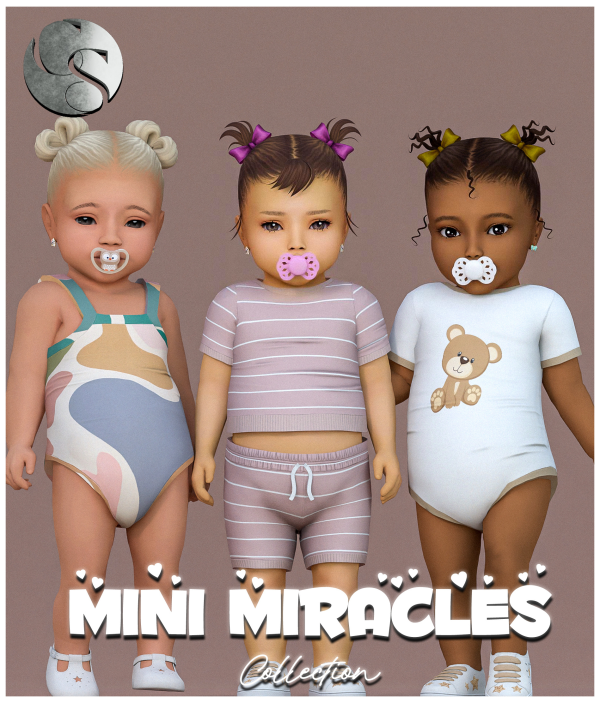 Mix CAMUFLAJE Mini Miracles Infant Collection by simsfinds - The Sims 4 Custom Content