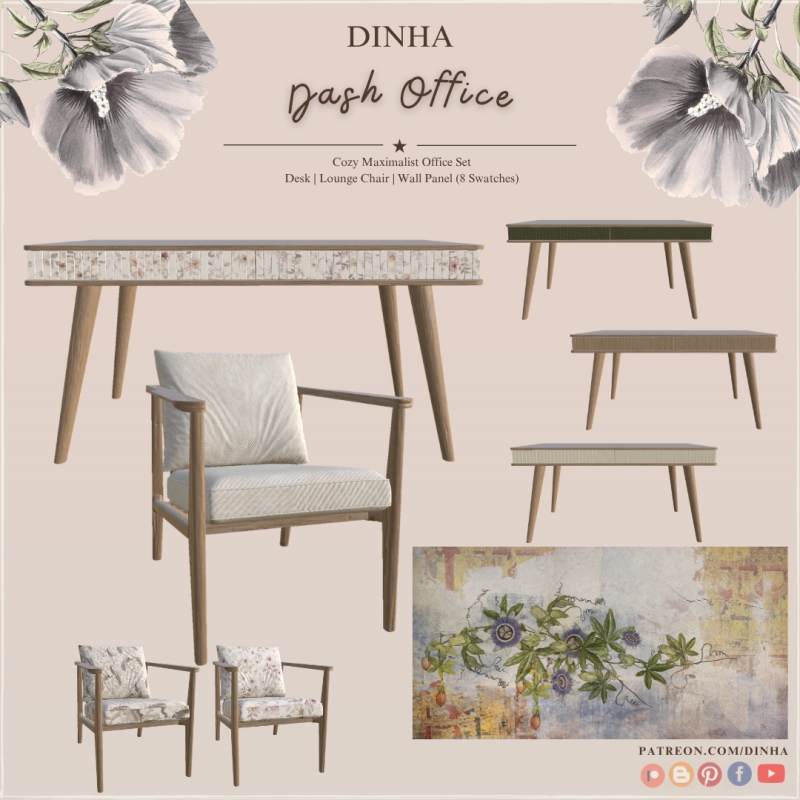 Alpha Dash Office by dinhagamer - The Sims 4 Custom Content