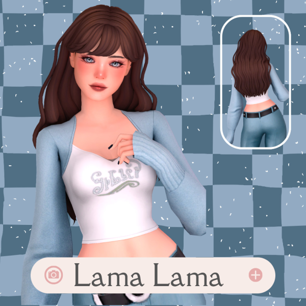 Maxis Match Hair Mona by simsfinds - The Sims 4 Custom Content
