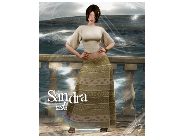 Alpha heartquake sandra set - The Sims 4 Custom Content