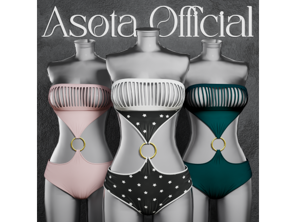 Alpha [ASOTA OFFICIAL] Eula Swimsuit - The Sims 4 Custom Content