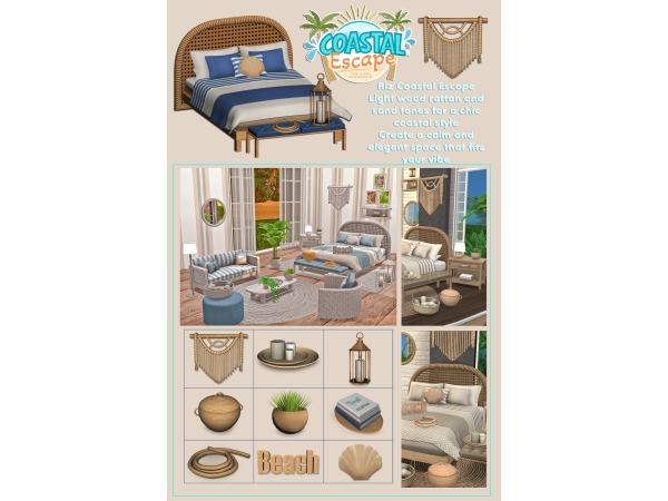 Alpha riz coastal escape2 - The Sims 4 Custom Content