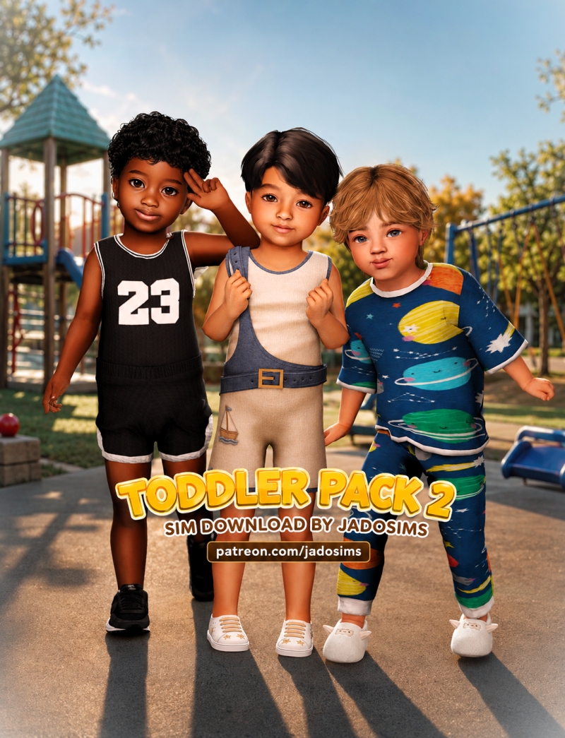 Alpha Toddler Pack 2 (Sim Download) by shopwithflynnn - The Sims 4 Custom Content