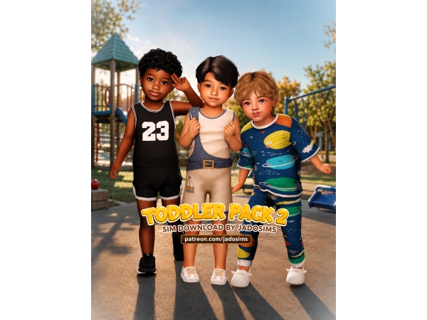 Alpha Toddler Pack 2 (Sim Download) - The Sims 4 Custom Content