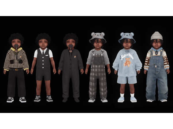 Damien’s (Toddler) Lookbook by stellarsimsblog