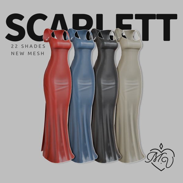 Maxis Match Scarlett Dress by simsfinds - The Sims 4 Custom Content