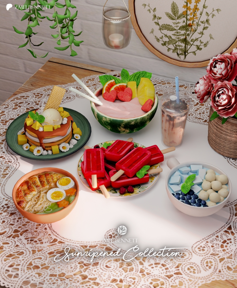 Mix Sunripened Collection by melbennett - The Sims 4 Custom Content