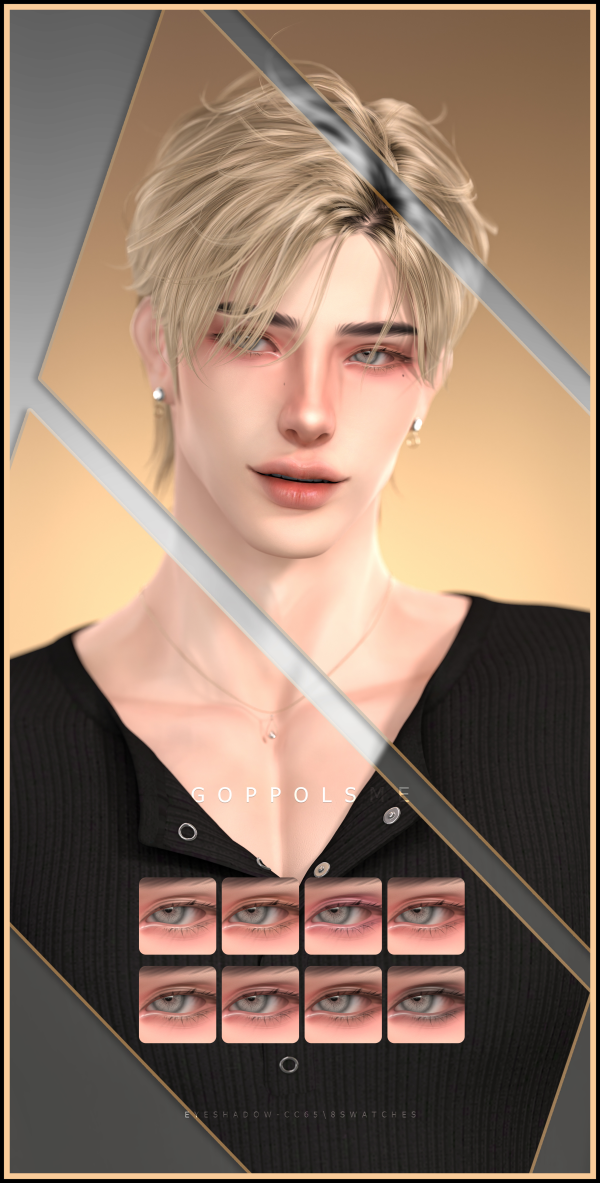 Alpha GPME GOLD Eyeshadow 65 by simsfinds - The Sims 4 Custom Content
