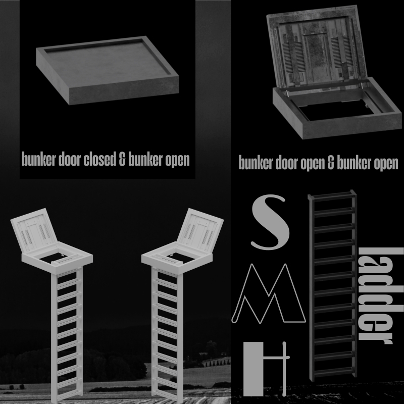 Alpha Labro bunker set by bandc - The Sims 4 Custom Content