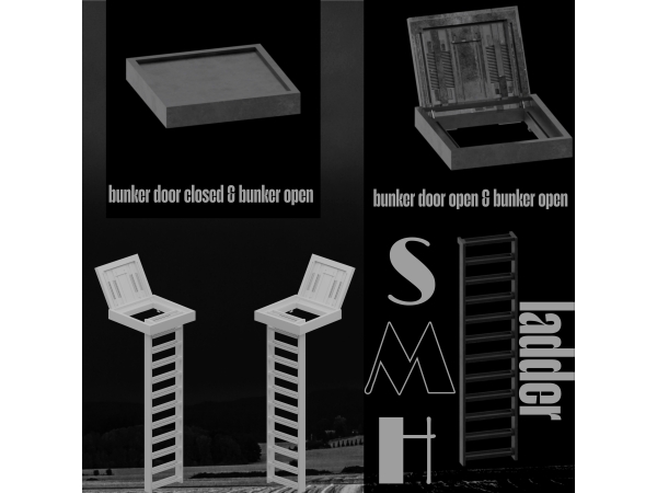 Alpha Labro bunker set - The Sims 4 Custom Content