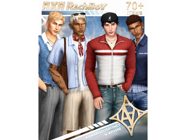 Maxis Match AxA Richboy by aharris00britney - The Sims 4 Custom Content