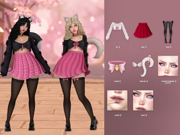 Maxis Match Suzu Lookbook - The Sims 4 Custom Content