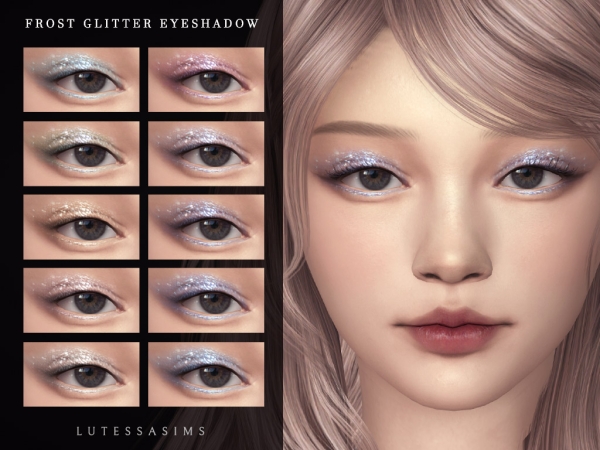 Alpha Frost Glitter Eyeshadow - The Sims 4 Custom Content