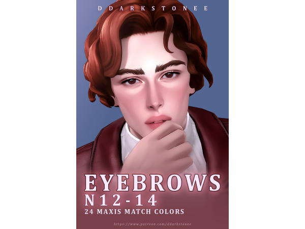 Maxis Match MAXIS MATCH EYEBROWS FOR BOYS by ddarkstonee - The Sims 4 Custom Content