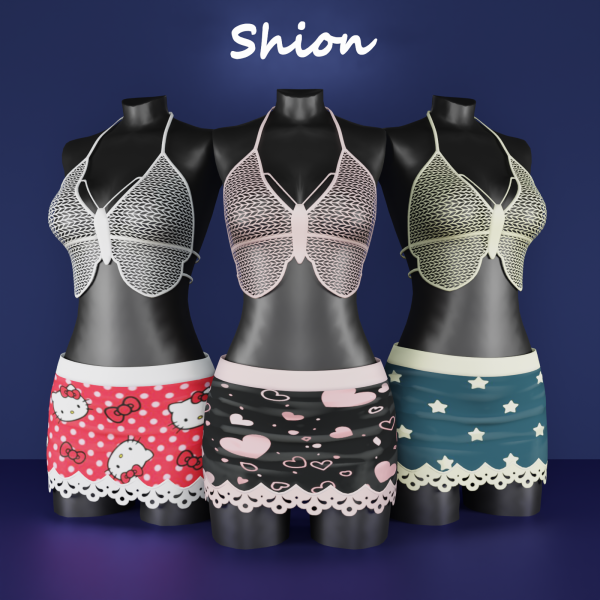 Alpha Shion Lumina Butterfly Set by shion_sims - The Sims 4 Custom Content